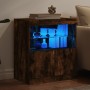 Aparador con luces LED roble ahumado 60x37x67 cm von , Sideboards - Ref: Foro24-836655, Preis: 63,27 €, Rabatt: %