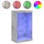 Aparador con luces LED gris hormigón 60,5x37x100 cm von , Sideboards - Ref: Foro24-836710, Preis: 64,77 €, Rabatt: %