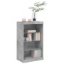Aparador con luces LED gris hormigón 60,5x37x100 cm von , Sideboards - Ref: Foro24-836710, Preis: 64,77 €, Rabatt: %