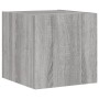 Muebles TV pared con LED 6 pzas madera ingeniería gris Sonoma von , TV-Möbel - Ref: Foro24-3216816, Preis: 179,14 €, Rabatt: %