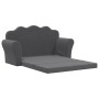 Sofá cama de niños 2 plazas felpa suave gris antracita by , Baby and Toddler Furniture - Ref: Foro24-357060, Price: 71,14 €, ...