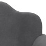 Sofá cama de niños 2 plazas felpa suave gris antracita by , Baby and Toddler Furniture - Ref: Foro24-357060, Price: 71,14 €, ...