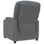Sillón reclinable de cuero sintético gris antracita de , Sillones - Ref: Foro24-348416, Precio: 199,00 €