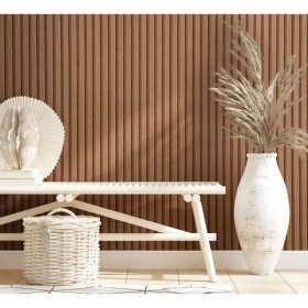 Noordwand Panel pintado Botanica Wooden Slats marrón by , Painted paper - Ref: Foro24-444828, Price: 32,85 €, Discount: %