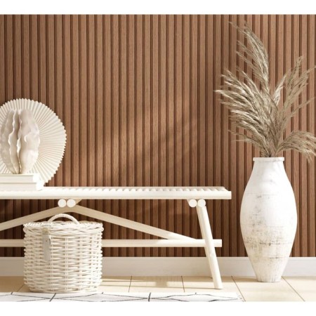 Noordwand Panel pintado Botanica Wooden Slats marrón de , Papel pintado - Ref: Foro24-444828, Precio: 32,85 €, Descuento: %