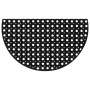 Felpudo semicircular de goma 45x75 cm by , Doormats - Ref: Foro24-155656, Price: 17,05 €, Discount: %