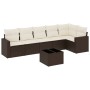 Juego de sofás de jardín 7 piezas con cojines ratán PE marrón von , Modulare Sofas für den Außenbereich - Ref: Foro24-3251340...