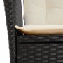 Set de comedor de jardín 9 pzas y cojines ratán sintético negro by , Garden sets - Ref: Foro24-3213138, Price: 1,00 €, Discou...