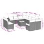 Set de sofás de jardín y cojines 12 pzas ratán sintético marrón von , Gartensets - Ref: Foro24-3219133, Preis: 743,39 €, Raba...