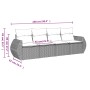 Set de sofás de jardín 4 pzas y cojines ratán sintético marrón by , Garden sets - Ref: Foro24-3253420, Price: 288,98 €, Disco...