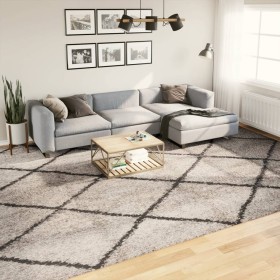 Alfombra de pelo largo moderna beige y antracita 300x400 cm von , Teppiche - Ref: Foro24-375396, Preis: 185,67 €, Rabatt: %