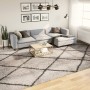 Alfombra de pelo largo moderna beige y antracita 300x400 cm de , Alfombras - Ref: Foro24-375396, Precio: 185,66 €, Descuento: %