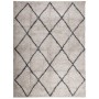 Alfombra de pelo largo moderna beige y antracita 300x400 cm de , Alfombras - Ref: Foro24-375396, Precio: 185,66 €, Descuento: %