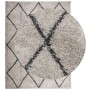 Alfombra de pelo largo moderna beige y antracita 300x400 cm de , Alfombras - Ref: Foro24-375396, Precio: 185,66 €, Descuento: %