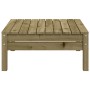 Taburete de jardín madera de pino impregnada by , Modular outdoor sofas - Ref: Foro24-838018, Price: 35,15 €, Discount: %