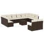 Set de sofás de jardín con cojines 13 piezas ratán PE marrón von , Gartensets - Ref: Foro24-3250222, Preis: 799,47 €, Rabatt: %