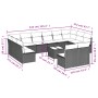 Set de sofás de jardín con cojines 13 piezas ratán PE marrón von , Gartensets - Ref: Foro24-3250222, Preis: 799,47 €, Rabatt: %