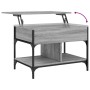 Mesa de centro madera ingeniería metal gris Sonoma 70x50x50 cm by , Coffee table - Ref: Foro24-845364, Price: 74,06 €, Discou...