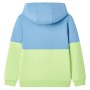 Sudadera infantil con capucha azul y amarillo suave 128 de , Camisetas para niños - Ref: Foro24-12597, Precio: 14,00 €, Descu...
