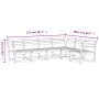 Juego de sofás de jardín 6 piezas madera de pino impregnada de , Conjuntos de jardín - Ref: Foro24-3217019, Precio: 414,36 €
