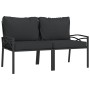 Juego de muebles de jardín 9 piezas acero con cojines gris de , Conjuntos de jardín - Ref: Foro24-3187950, Precio: 845,16 €, ...