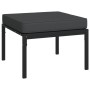 Juego de muebles de jardín 9 piezas acero con cojines gris de , Conjuntos de jardín - Ref: Foro24-3187950, Precio: 845,16 €, ...
