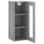 Armario de pared gris Sonoma 34,5x34x90 cm de , Aparadores - Ref: Foro24-828898, Precio: 42,66 €, Descuento: %