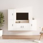 Set de muebles de TV 4 pzas madera contrachapada blanco brillo von , TV-Möbel - Ref: Foro24-3188608, Preis: 163,63 €, Rabatt: %