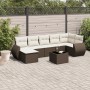 Set sofás de jardín 8 piezas y cojines ratán sintético marrón von , Gartensets - Ref: Foro24-3254030, Preis: 510,08 €, Rabatt: %