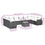 Set de sofás de jardín 10 pzas y cojines ratán sintético marrón von , Gartensets - Ref: Foro24-3254210, Preis: 651,36 €, Raba...