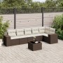 Juego de sofás de jardín 7 piezas con cojines ratán PE marrón by , Garden sets - Ref: Foro24-3254940, Price: 486,24 €, Discou...