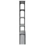 Estantería madera ingeniería y metal gris Sonoma 100x26x180 cm by , Bookcases and shelves - Ref: Foro24-845429, Price: 111,34...