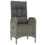 Set comedor jardín 9 pzas y cojines ratán sintético gris by , Garden sets - Ref: Foro24-3213519, Price: 1,00 €, Discount: %