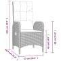 Set comedor jardín 9 pzas y cojines ratán sintético gris by , Garden sets - Ref: Foro24-3213519, Price: 1,00 €, Discount: %