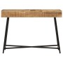 Mesa tocador madera maciza mango rugosa y hierro 105x35x75 cm de , Tocadores para dormitorios - Ref: Foro24-372738, Precio: 1...