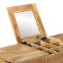 Mesa tocador madera maciza mango rugosa y hierro 105x35x75 cm de , Tocadores para dormitorios - Ref: Foro24-372738, Precio: 1...