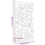 Adorno de pared jardín acero corten diseño hoja arce 105x55 cm by , Posters, prints and visual art - Ref: Foro24-824479, Pric...