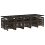 Set comedor de jardín y cojines 15 pzas ratán sintético marrón von , Gartensets - Ref: Foro24-3210993, Preis: 911,48 €, Rabat...