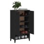 Mueble zapatero VIKEN madera de ingeniería negra by , Shoe racks and shoe organizers - Ref: Foro24-374924, Price: 147,14 €, D...