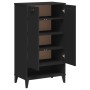 Mueble zapatero VIKEN madera de ingeniería negra by , Shoe racks and shoe organizers - Ref: Foro24-374924, Price: 147,14 €, D...