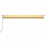 Toldo automático LED sensor de viento amarillo blanco 600x350cm von , Markisen - Ref: Foro24-3069253, Preis: 995,61 €, Rabatt: %