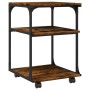Soporte de impresora 3 niveles roble ahumado 43x48x64 cm von , Drucker unterstützt - Ref: Foro24-842278, Preis: 49,19 €, Raba...