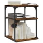 Soporte de impresora 3 niveles roble ahumado 43x48x64 cm von , Drucker unterstützt - Ref: Foro24-842278, Preis: 49,19 €, Raba...