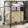 Soporte de impresora 3 niveles roble Sonoma 50x40x76 cm von , Drucker unterstützt - Ref: Foro24-842292, Preis: 77,43 €, Rabat...