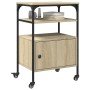 Soporte de impresora 3 niveles roble Sonoma 50x40x76 cm von , Drucker unterstützt - Ref: Foro24-842292, Preis: 77,43 €, Rabat...