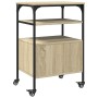 Soporte de impresora 3 niveles roble Sonoma 50x40x76 cm von , Drucker unterstützt - Ref: Foro24-842292, Preis: 77,43 €, Rabat...