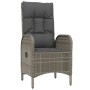 Set comedor jardín 7 pzas y cojines ratán sintético gris by , Garden sets - Ref: Foro24-3213527, Price: 940,47 €, Discount: %