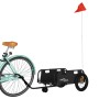 Remolque para bicicletas hierro y tela Oxford negro von , Fahrradanhänger - Ref: Foro24-94185, Preis: 80,66 €, Rabatt: %