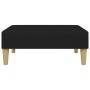 Sofá cama de 2 plazas con almohadas y taburete terciopelo negro de , Sofás - Ref: Foro24-3216217, Precio: 311,61 €, Descuento: %