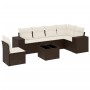 Juego de sofás de jardín 7 piezas con cojines ratán PE marrón by , Garden sets - Ref: Foro24-3254980, Price: 486,24 €, Discou...
